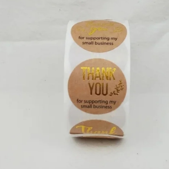 500 Pieces Roll Thank You Sealing Sticker - Picture 4 of 6